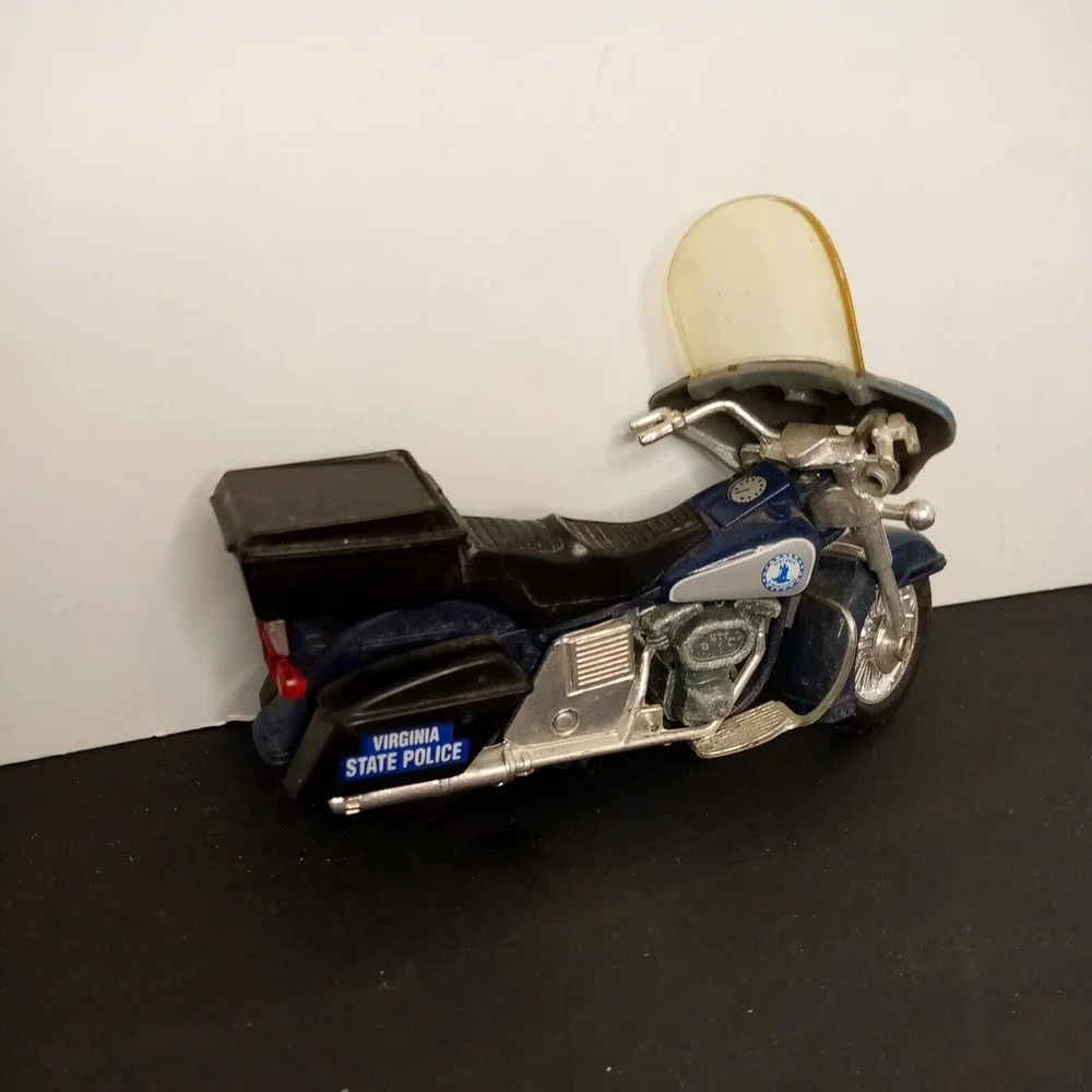 Vintage‎ Matchbox Harley Davidson Virginia Police Bike Motorcycle